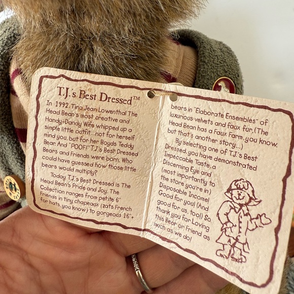 Vintage Boyds Bears Morton Elfbeary Moose - Picture 9 of 9